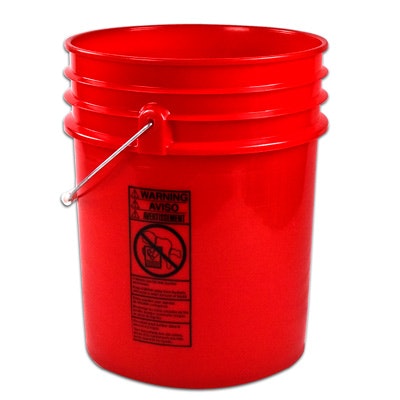 Premium Red 5 Gallon Bucket