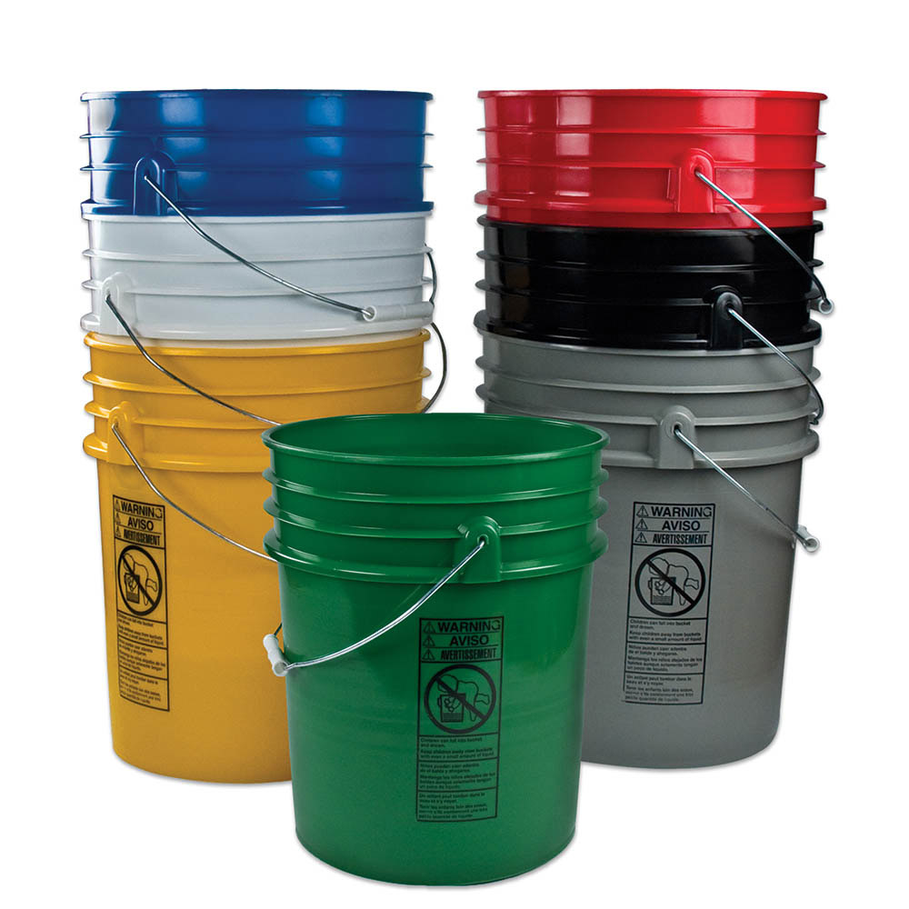 5 gallon deals bucket dimensions