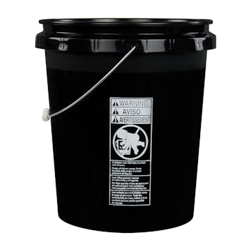 Economy Red 6 Gallon Bucket (Lid Sold Separately)