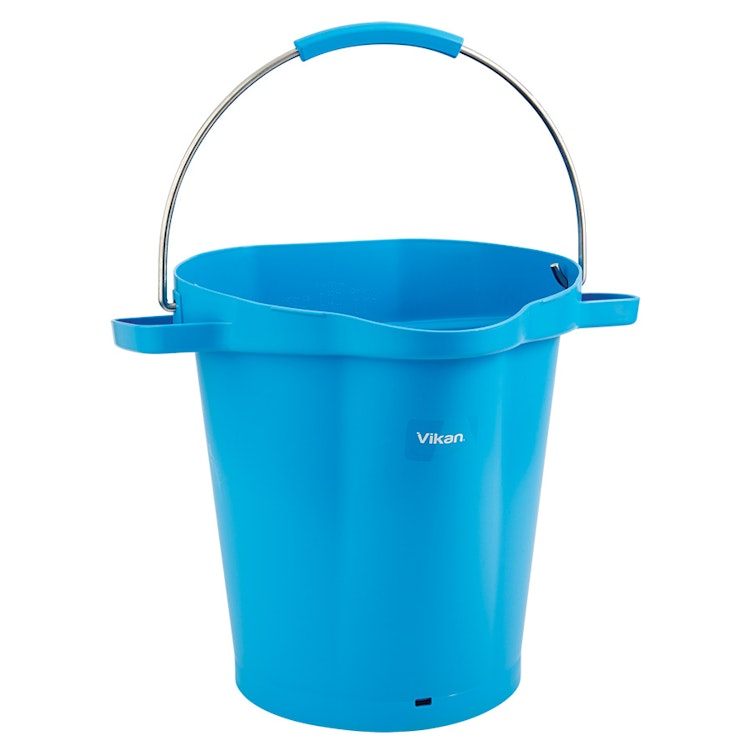 5.28 Gallon Vikan® Blue Polypropylene Bucket