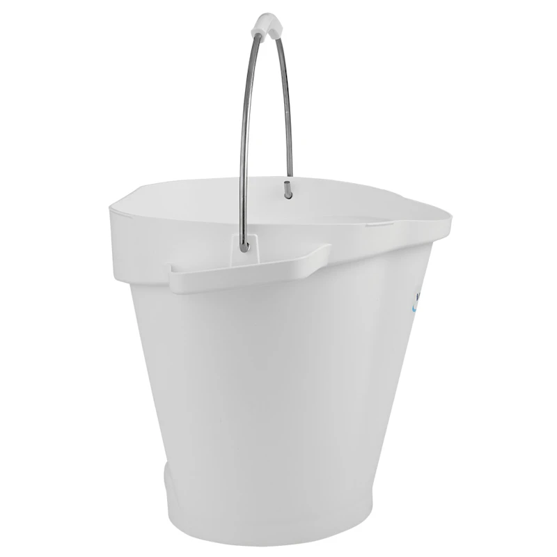 5.28 Gallon Vikan® White Polypropylene Bucket