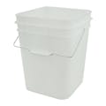 4 Gallon Square Bucket and Lid with Gasket – Foxhound Bee Company