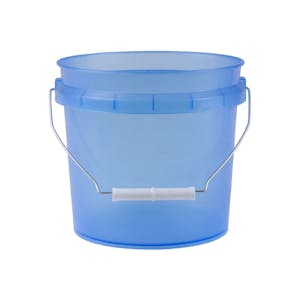 1 Gallon Leaktite® Translucent Blue Pail