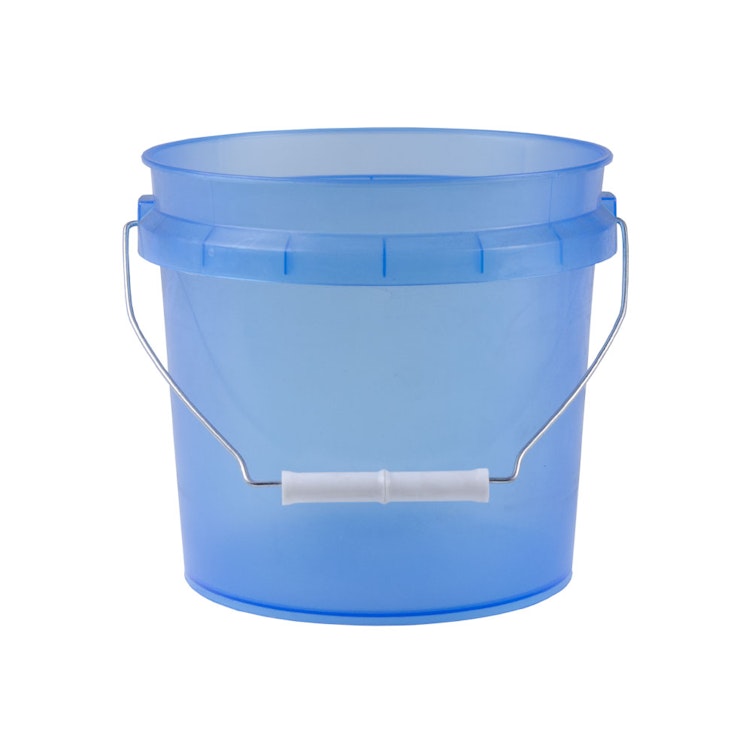 1 Gallon Leaktite® Translucent Blue Pail