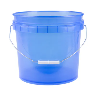 3-1/2 Gallon Leaktite® Translucent Blue Polyethylene Bucket