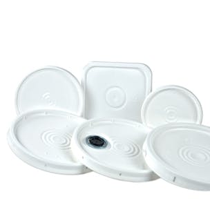 White Lids for Round & Square Buckets