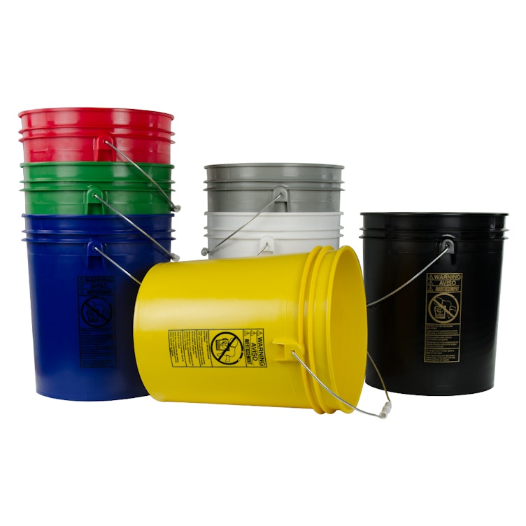 Leaktite 5-Pack 5-Quart Bucket Liners 5-quart Clear Plastic Bucket Caddy in  the Bucket Accessories department at