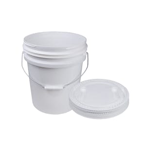 Packaging & Supplies Plastic Bucket, No Lid, 5 Gallon - Azure Standard