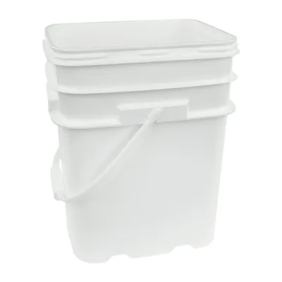5.3 Gallon White EZ Stor Pail with Handle