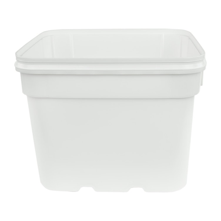 3 Gallon/11 Liter White Polypropylene Bucket with Handle