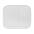 White Hinged Lid for 3 & 3-1/2 Gallon EZ Stor Pail