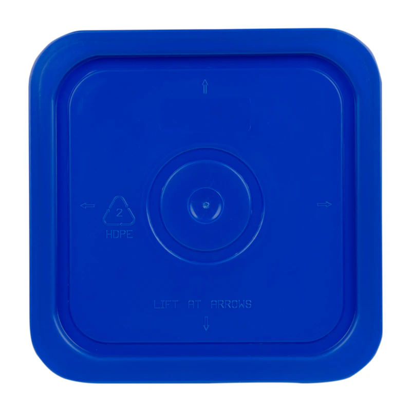Economy Blue HDPE 4 Gallon Square Lid for Bucket # 2505