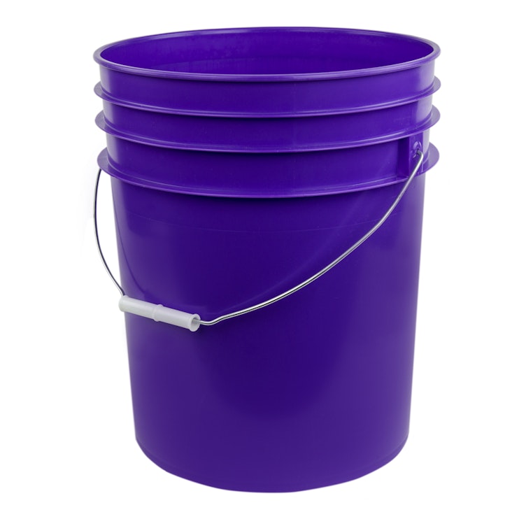  6 Pack  Premium 5 Gallon Bucket, Food Grade BPA Free HDPE,  White - no Lid : Industrial & Scientific
