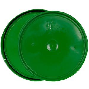 Green 2 Gallon Bucket Lid with Tear Tab