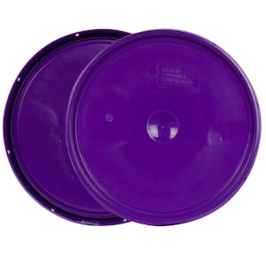 Purple 2 Gallon Bucket Lid with Tear Tab