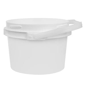2 Gallon Lite Latch® White Bucket