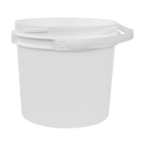 3-1/2 Gallon Lite Latch® White Bucket