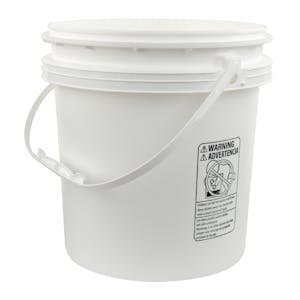 3 gal. w/plastic handle IPL Industrial Series Containers, 270 Pk