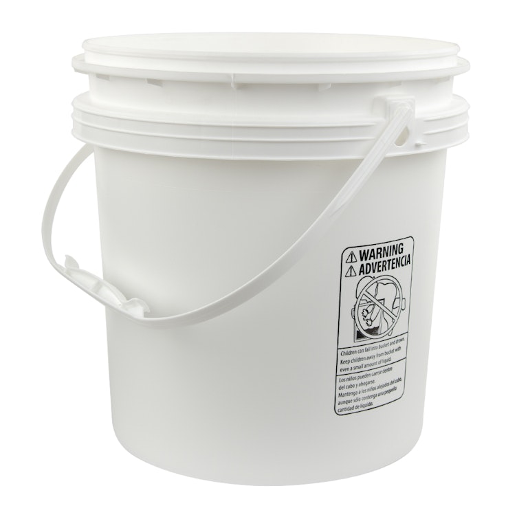 Plastic Buckets With Lids  Food Grade Polypropylene (PP