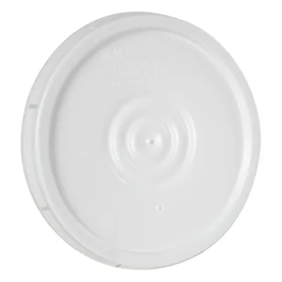 White Tear Tab Lid for 1 Gallon Pail