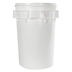 10.7 Gallon Lite Latch® White Bucket