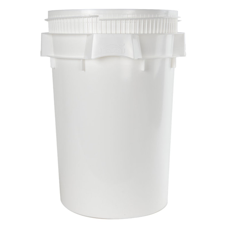 10.7 Gallon Lite Latch® White Bucket