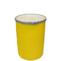 15 Gallon Yellow Open Head Drum 17.875" Dia. with Band x 22.5" Hgt.