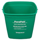 6 Quart Green PuraPail™ Utility Pail - Soap Solution Imprint