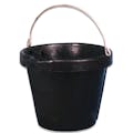 12 Quart Heavy Duty Neoprene Rubber Pail with Stainless Steel Handle