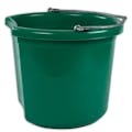 24 Quart Green Flat Back Bucket