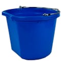 24 Quart Blue Flat Back Bucket