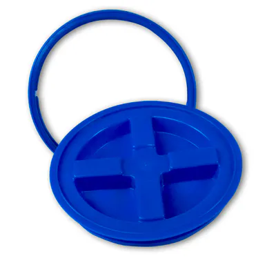 Blue HDPE Gamma Seal® Lid for 3.5 to 7 Gallon Pail