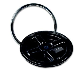 Black Gamma Seal® Lid for 3.5 to 7 Gallon Pail