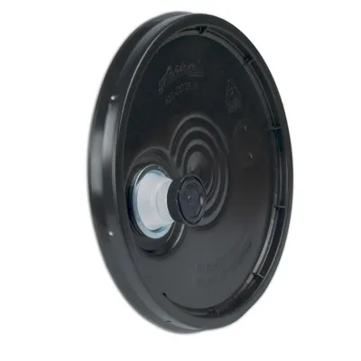 Black Bucket Lid with Spout