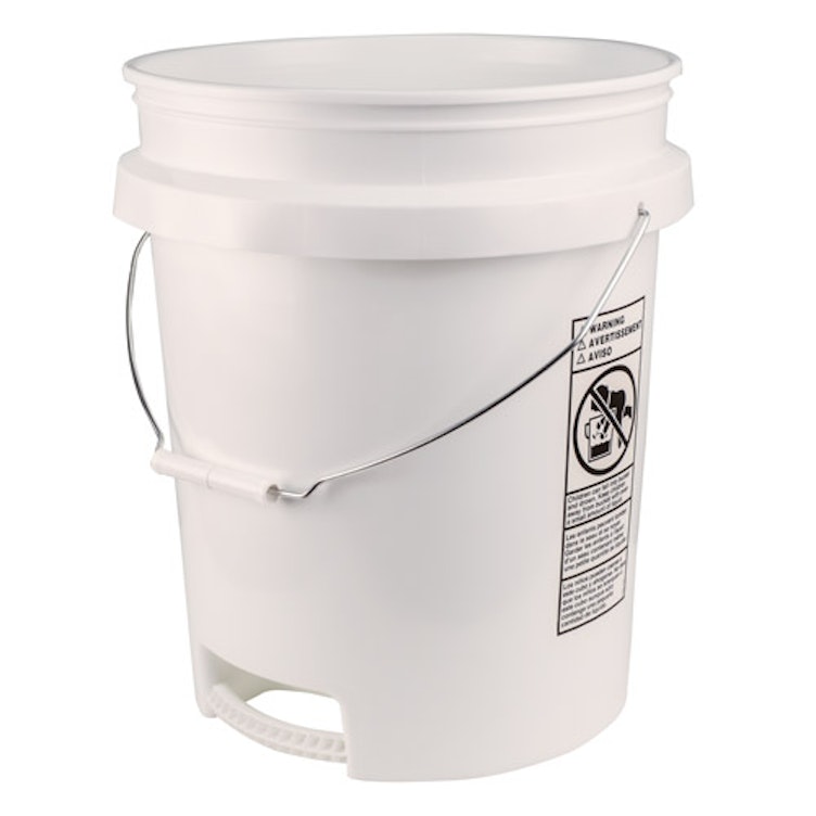 4 Gallon Square Pail with Integrated Handle