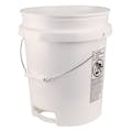 Built-in Bottom Handle 5 Gallon Bucket with Wire Handle