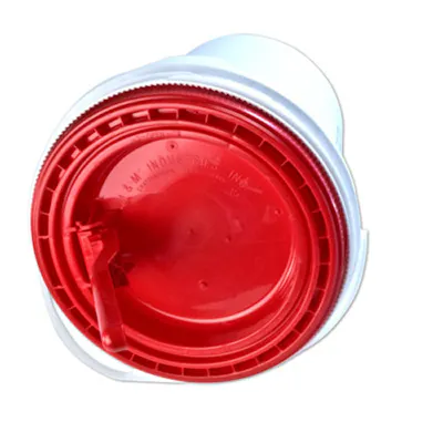 Red Non-Spout Lid for 5 Gallon Ultimate Pail for Liquids
