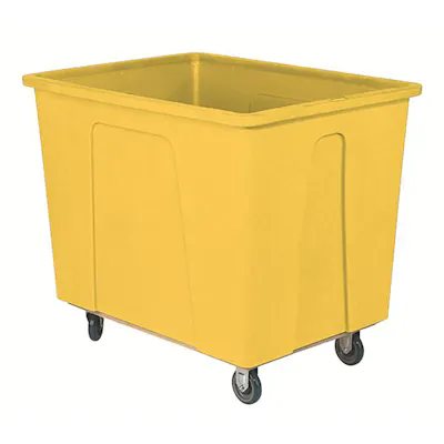 4 Bushel/32 Gallon Yellow Box Truck - 32" L x 21" W x 21-1/2" Hgt. OD