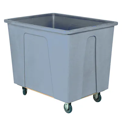 8 Bushel/64 Gallon Gray Box Truck - 35-1/2" L x 24" W x 30" Hgt. OD