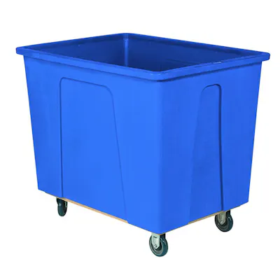 16 Bushel/128 Gallon Blue Box Truck - 42" L x 30" W x 37" Hgt. OD