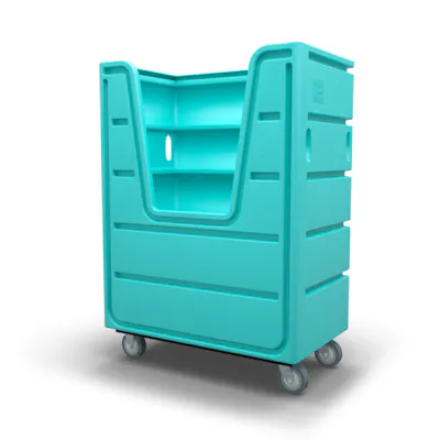 48 Cubic Foot Green Poly-Trux® Truck