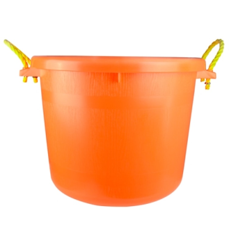 70 Quart Tangerine Orange Multi-Purpose Bucket