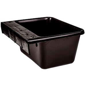 5 Quart Black Hook Over The Fence Container
