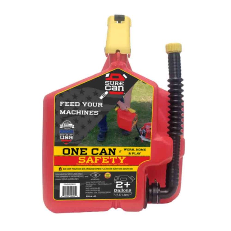 2.2 Gallon Red Gasoline SureCan®