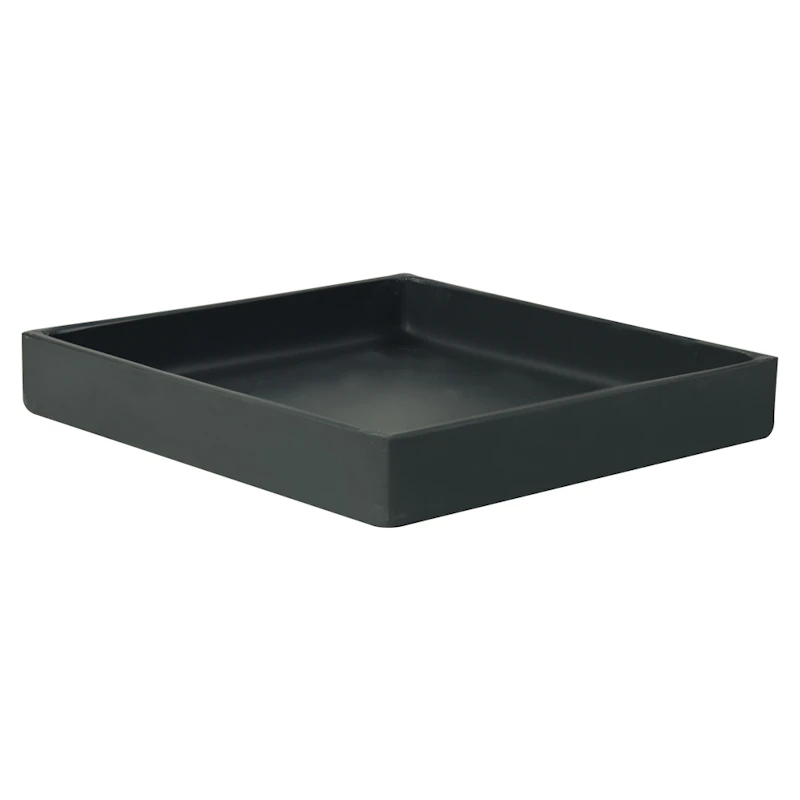 10-3/8" L x 10-3/8" W x 1-1/2" Hgt. Slate Gray Tamco® Tray