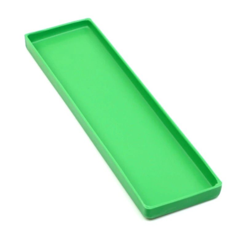 20" L x 6" W x 1-1/4" Hgt. Green Tamco® Tray