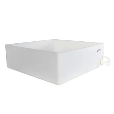 18" L x 18" W x 6" Hgt. Tamco® HDPE Fabricated Tray with Spigot (Cover Sold Separately)