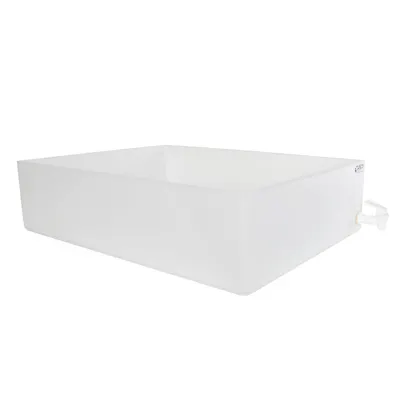 18" L x 24" W x 6" Hgt. Tamco® HDPE Fabricated Tray with Spigot (Cover Sold Separately)