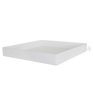 30" L x 30" W x 4" Hgt. Tamco® HDPE Fabricated Tray with Spigot (Cover Sold Separately)