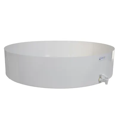 36" Dia. x 8" Hgt. HDPE Fabricated Tamco® Tray (Cover Sold Separately)